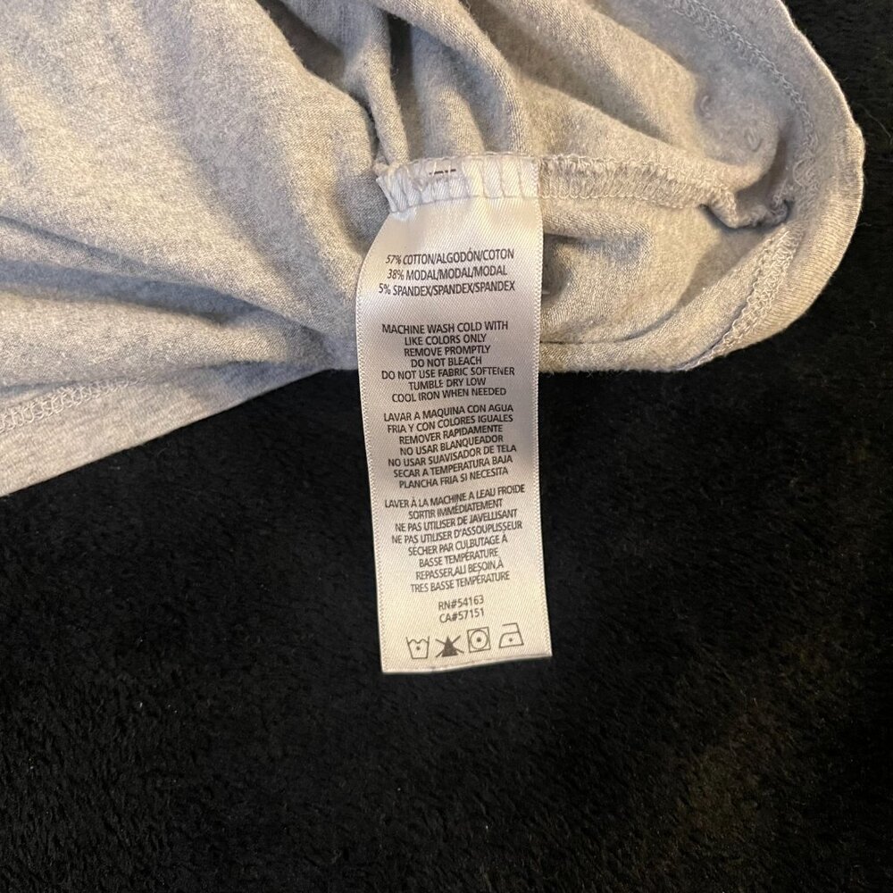 Calvin Klein Performance Gray Dolman Sleeve Athleisure Top Small - Picture 7 of 8